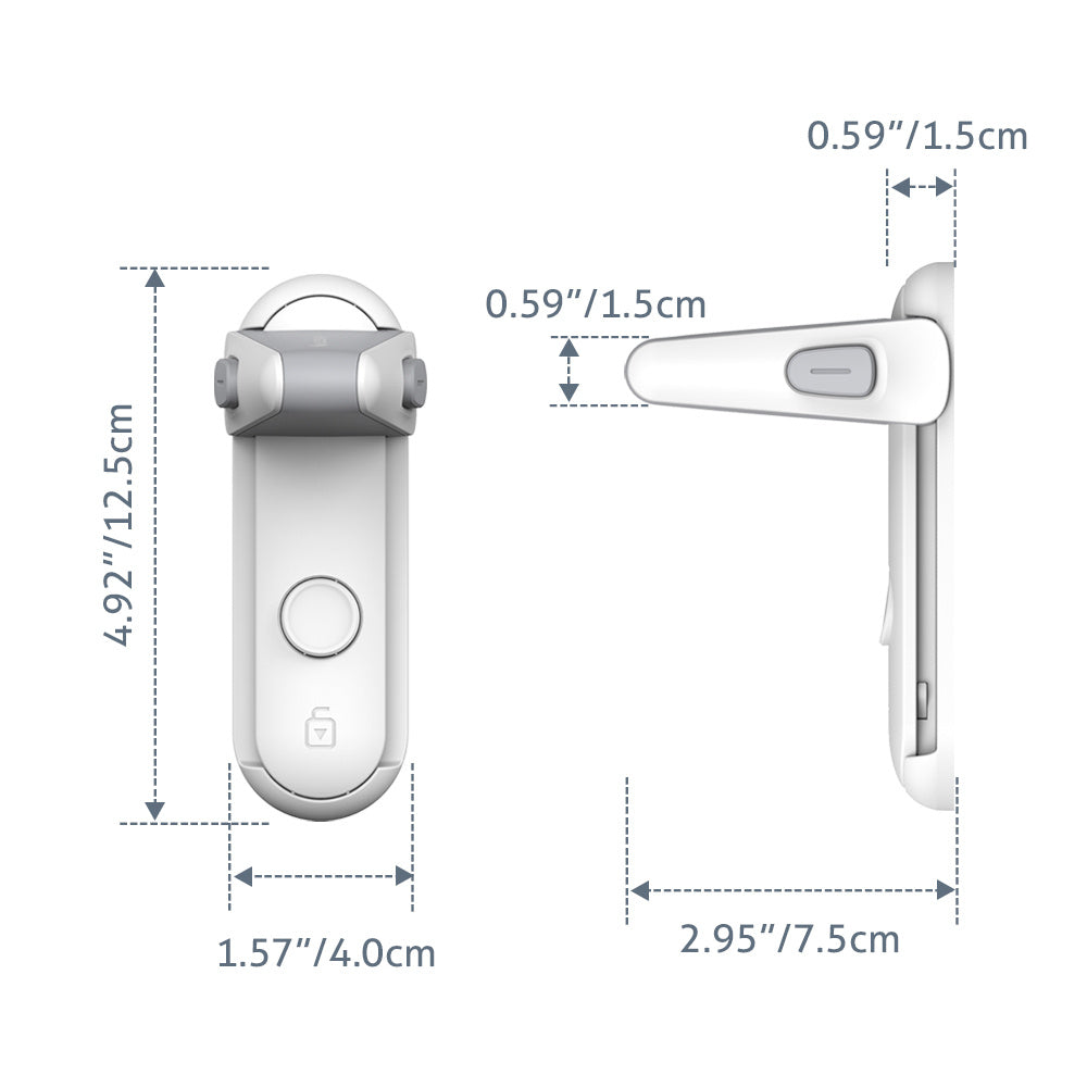 Easy-install Pet-Proof Door Lever Lock