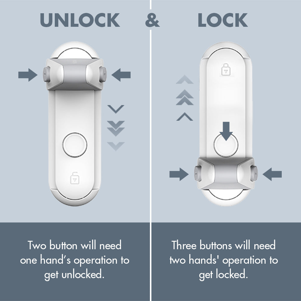 Easy-install Pet-Proof Door Lever Lock