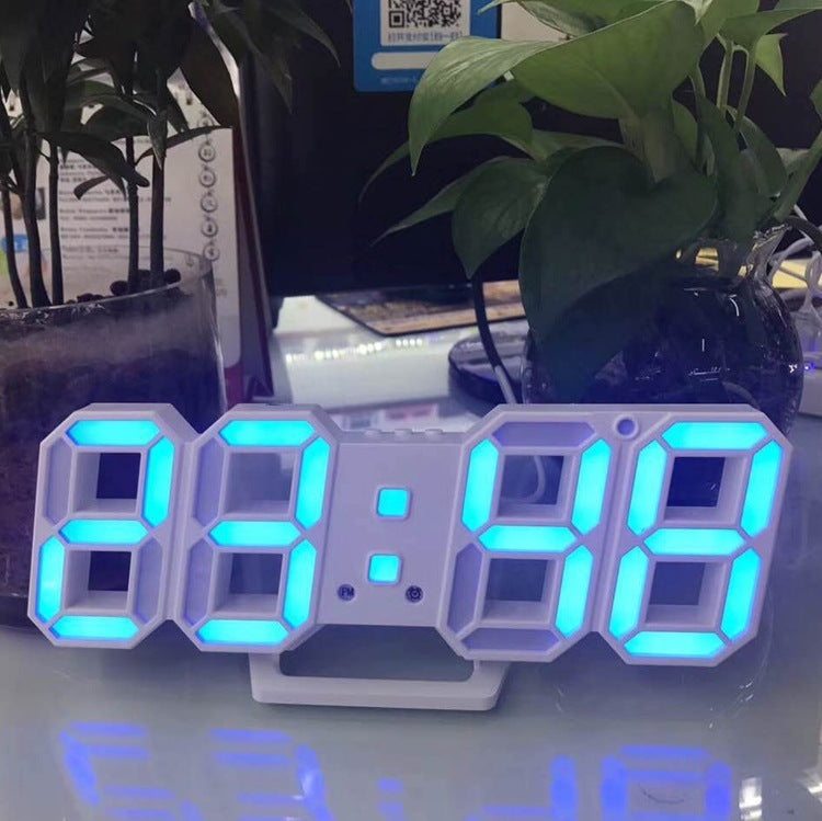 Stylish 3D LED clock design